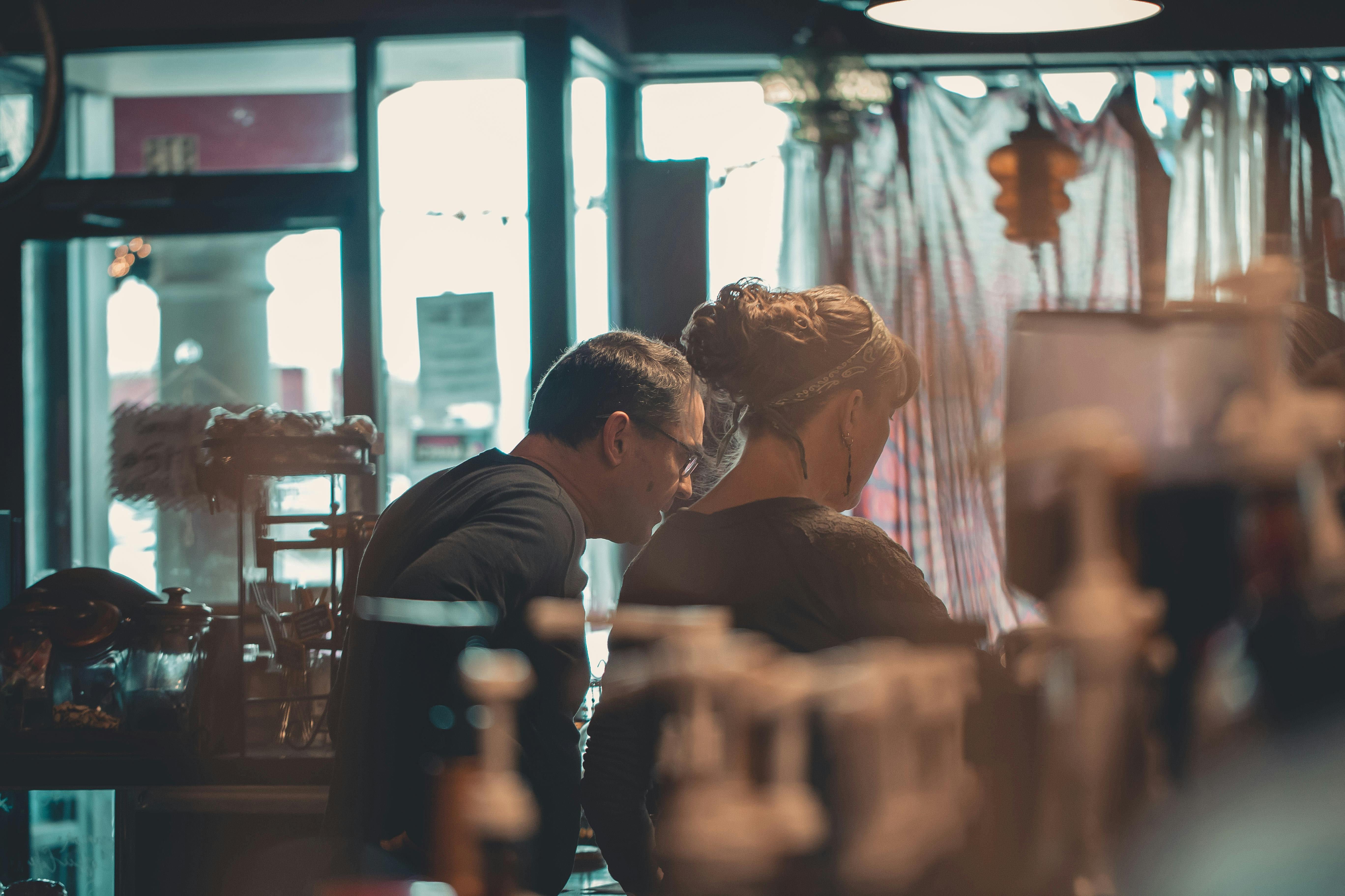 Two business owners in their sustainable shop