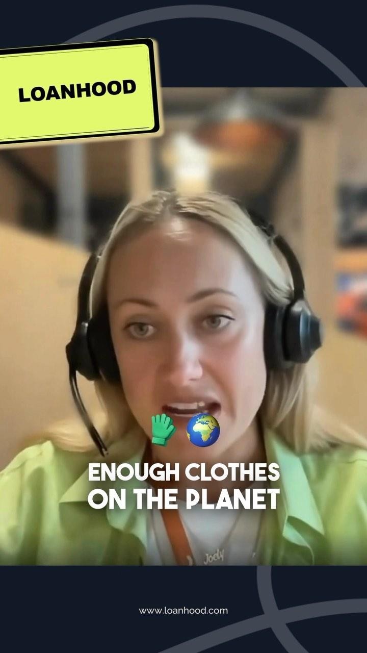 There are already enough clothes on the planet 🌍✋